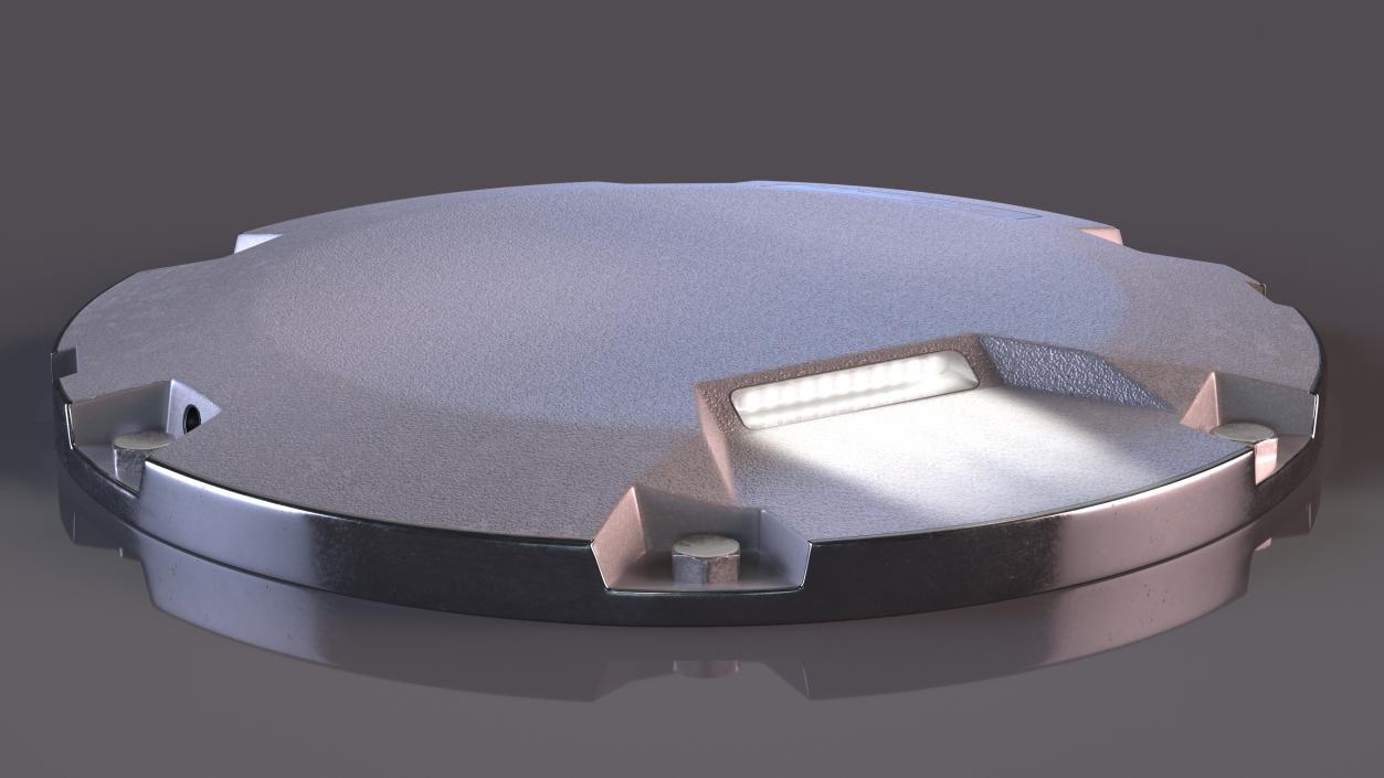 White Runway Centerline Light 3D model