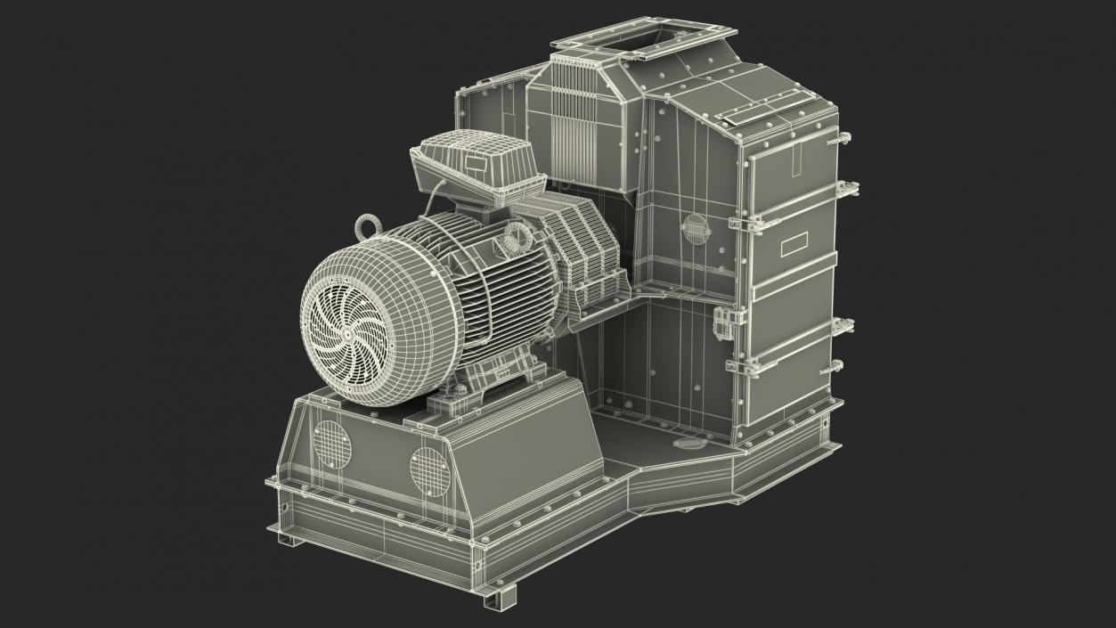 Hammer Mill Fragola 3D model