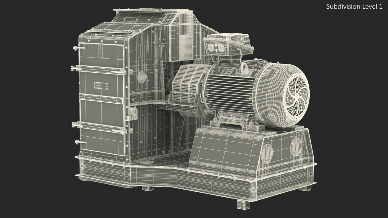 Hammer Mill Fragola 3D model