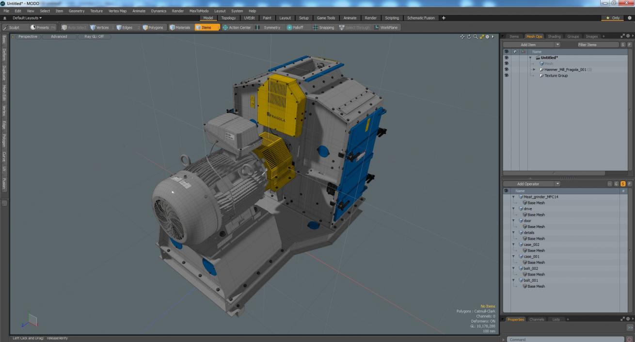 Hammer Mill Fragola 3D model