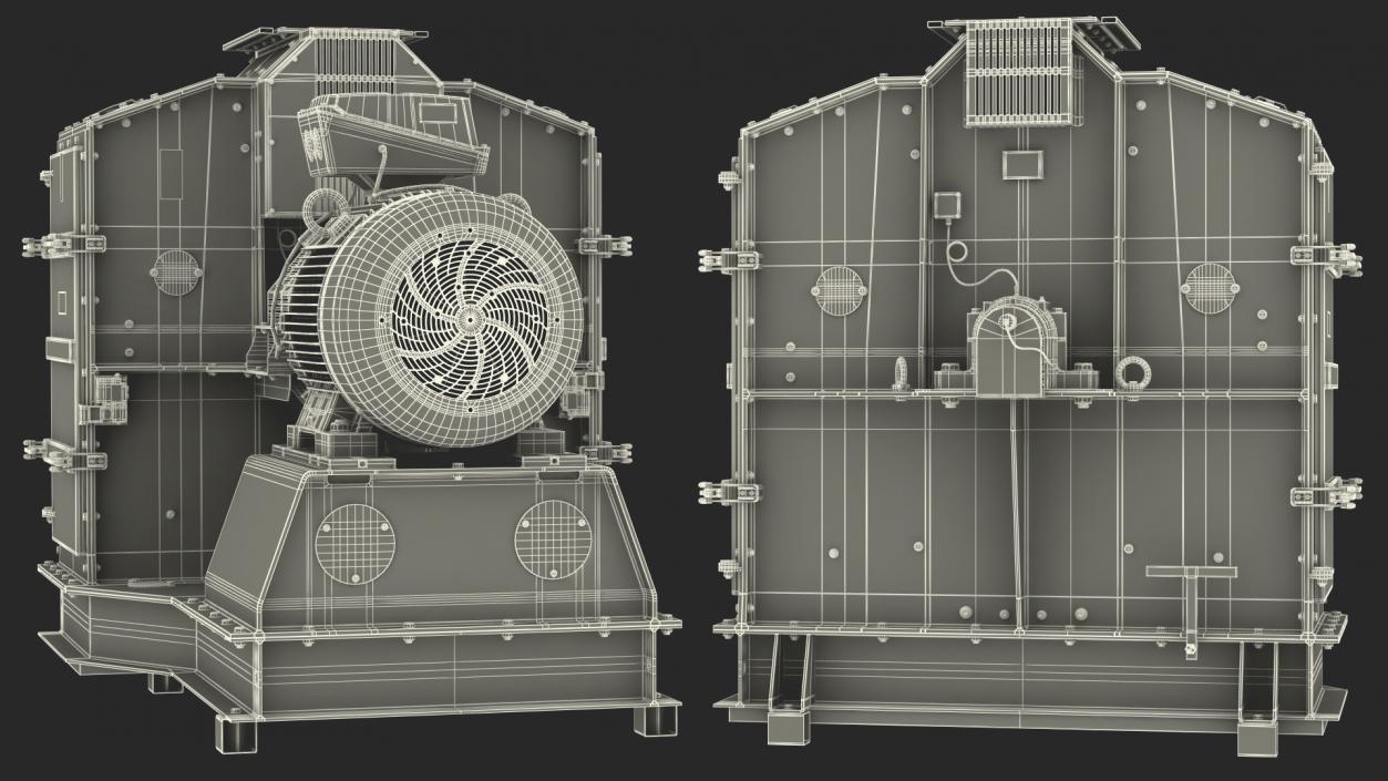 Hammer Mill Fragola 3D model