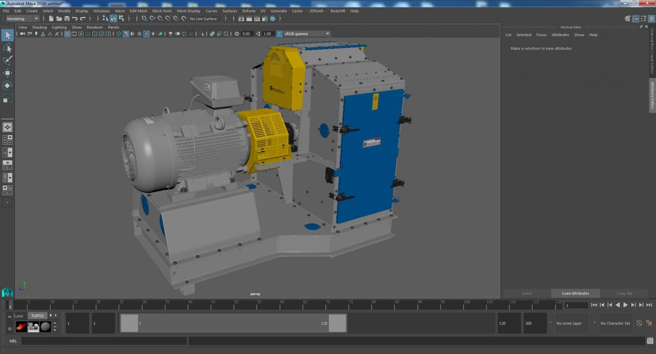 Hammer Mill Fragola 3D model