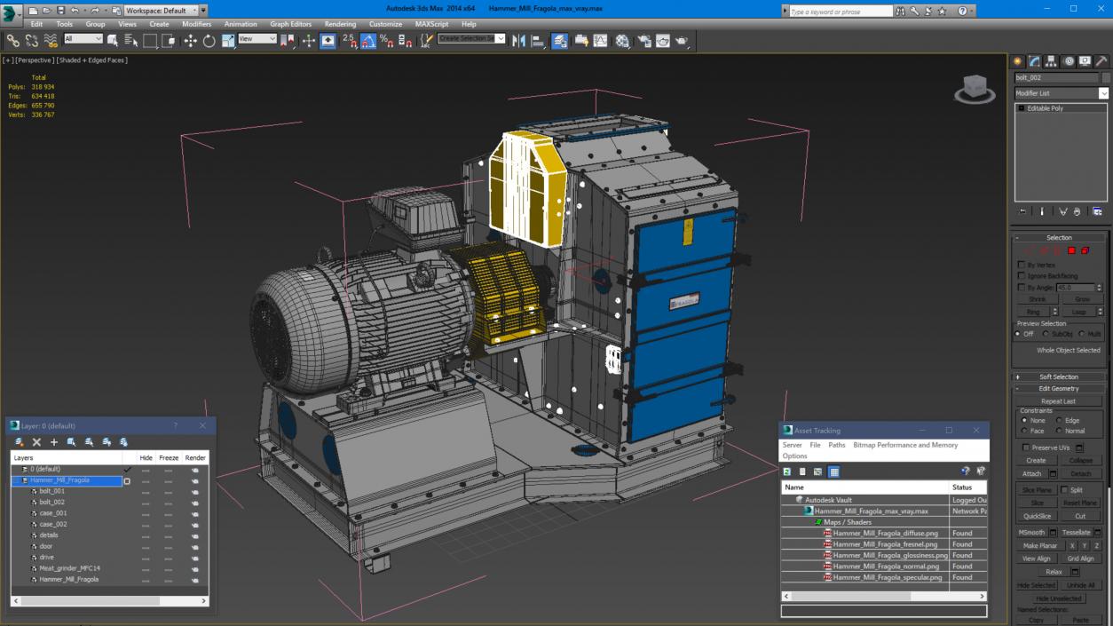 Hammer Mill Fragola 3D model