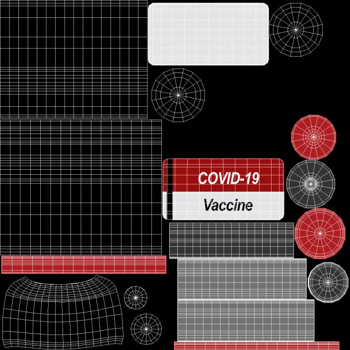 Vaccine Bottle Covid19 3D