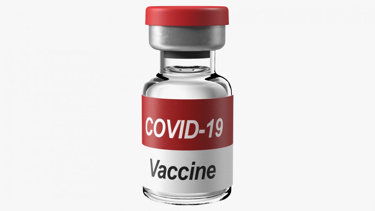 Vaccine Bottle Covid19 3D