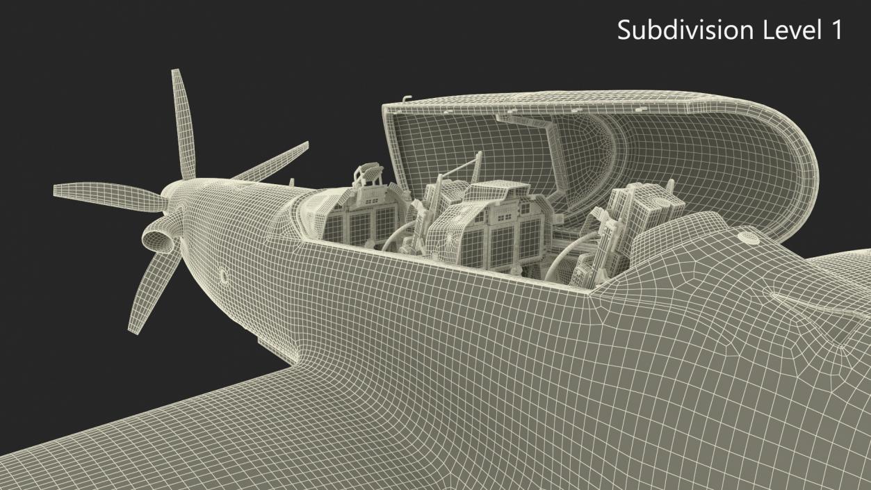 3D Training Aircraft Blue Rigged for Maya model