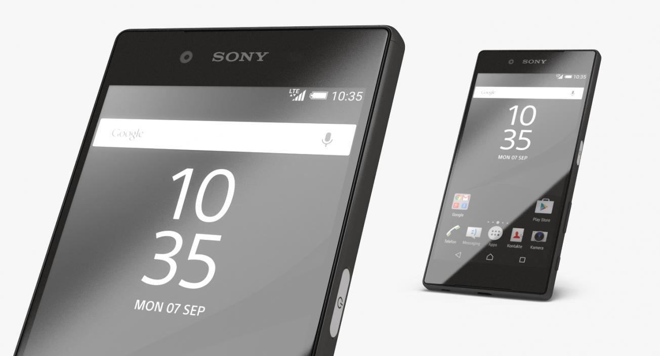 3D model Sony Xperia Z5 Black