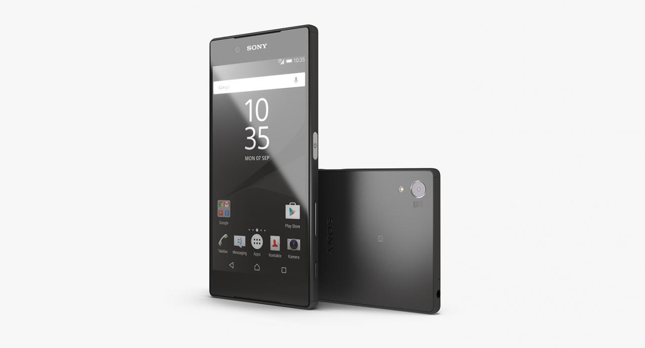 3D model Sony Xperia Z5 Black