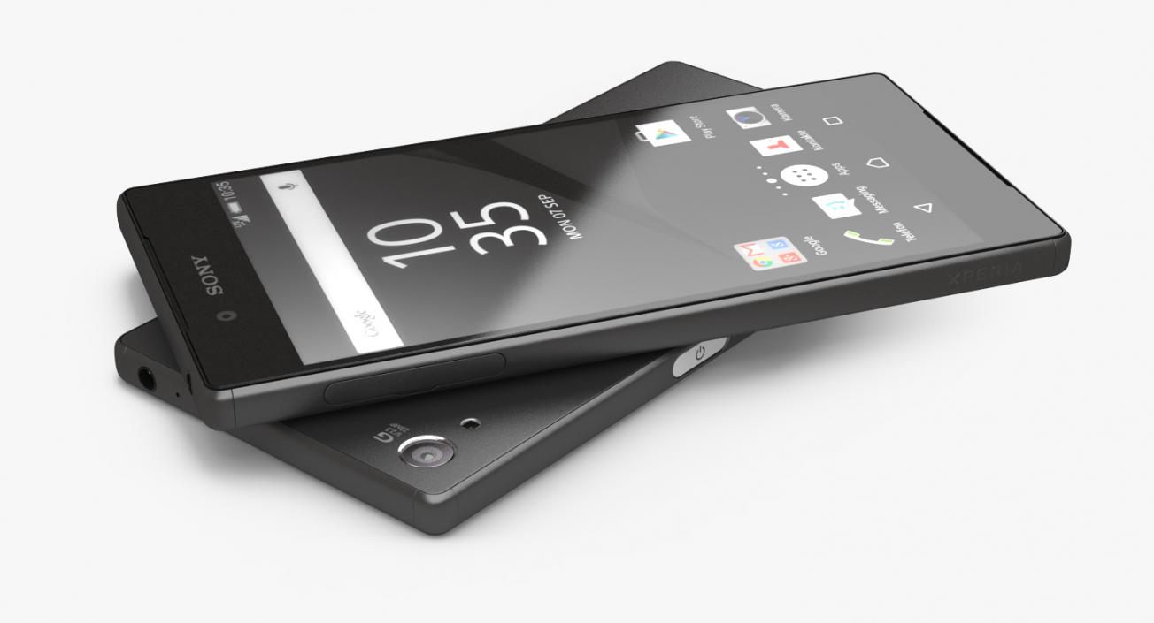 3D model Sony Xperia Z5 Black