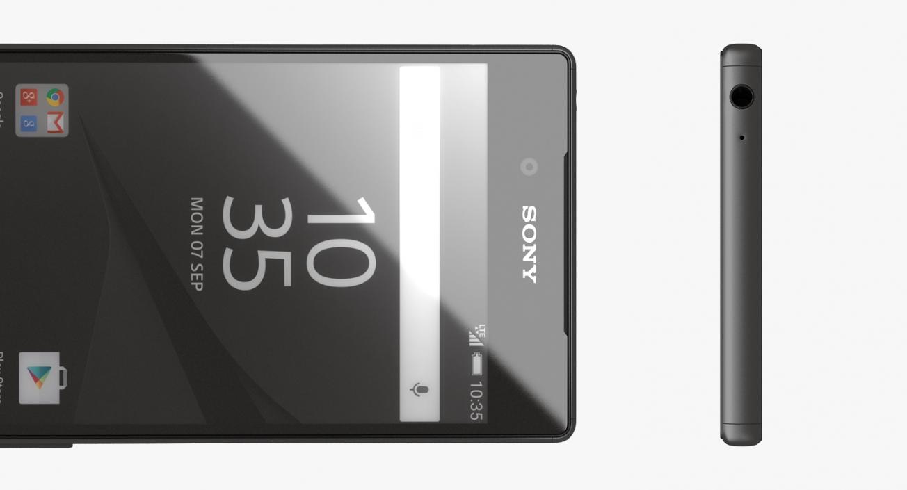 3D model Sony Xperia Z5 Black