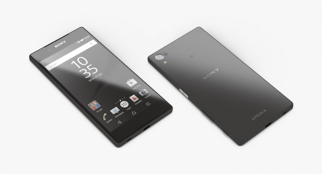 3D model Sony Xperia Z5 Black