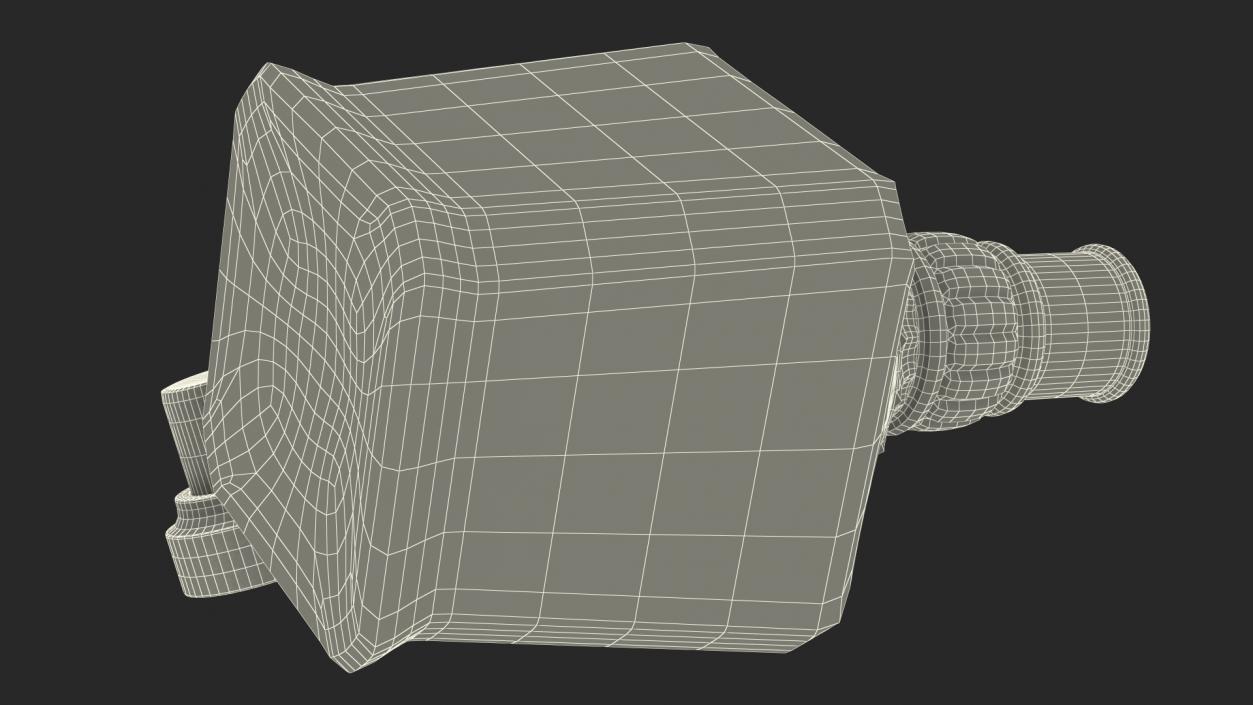 3D model Open Alcohol Bottle Empty