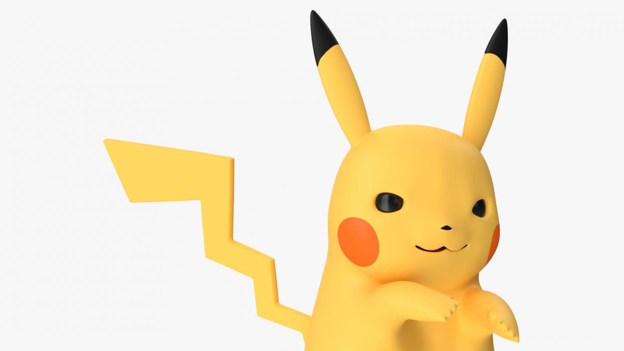 Anime Character Pikachu Angry 3D model