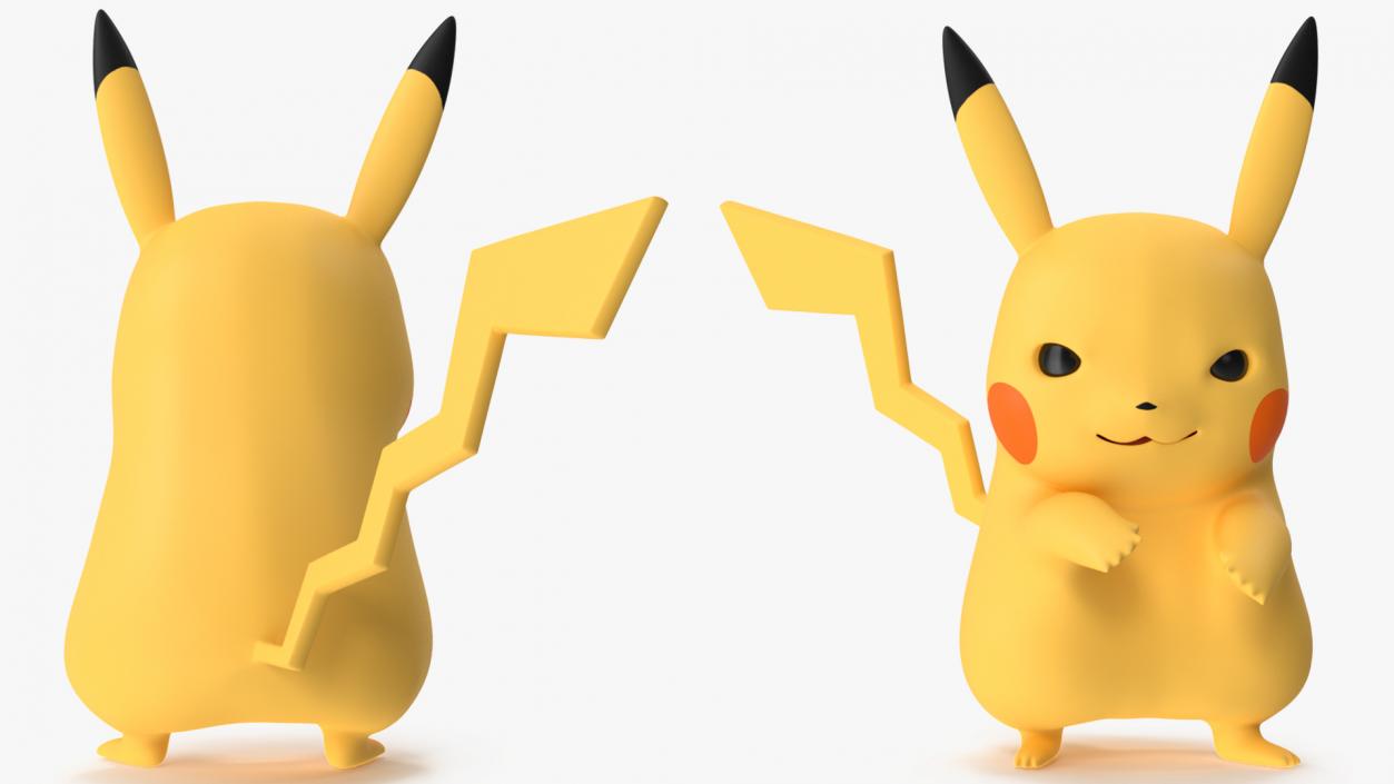 Anime Character Pikachu Angry 3D model