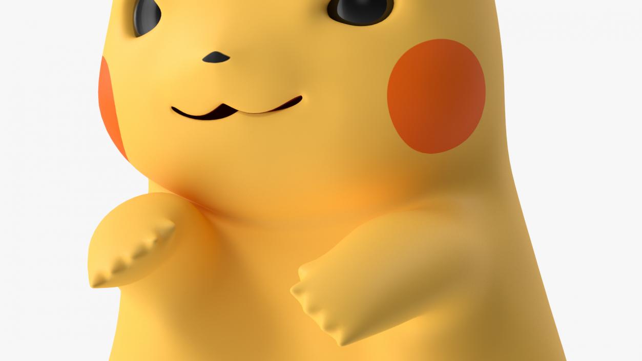 Anime Character Pikachu Angry 3D model