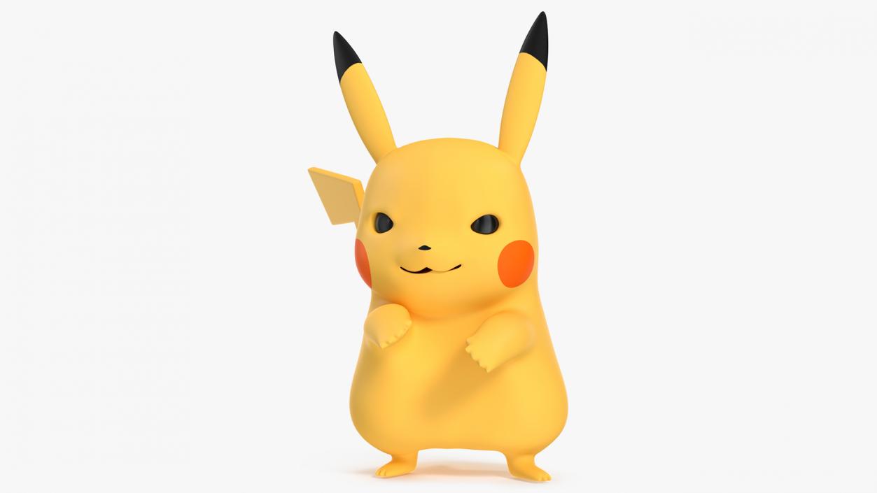 Anime Character Pikachu Angry 3D model