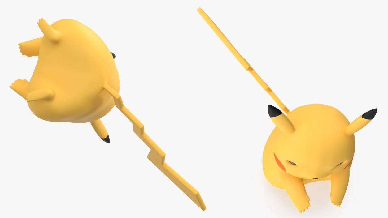 Anime Character Pikachu Angry 3D model