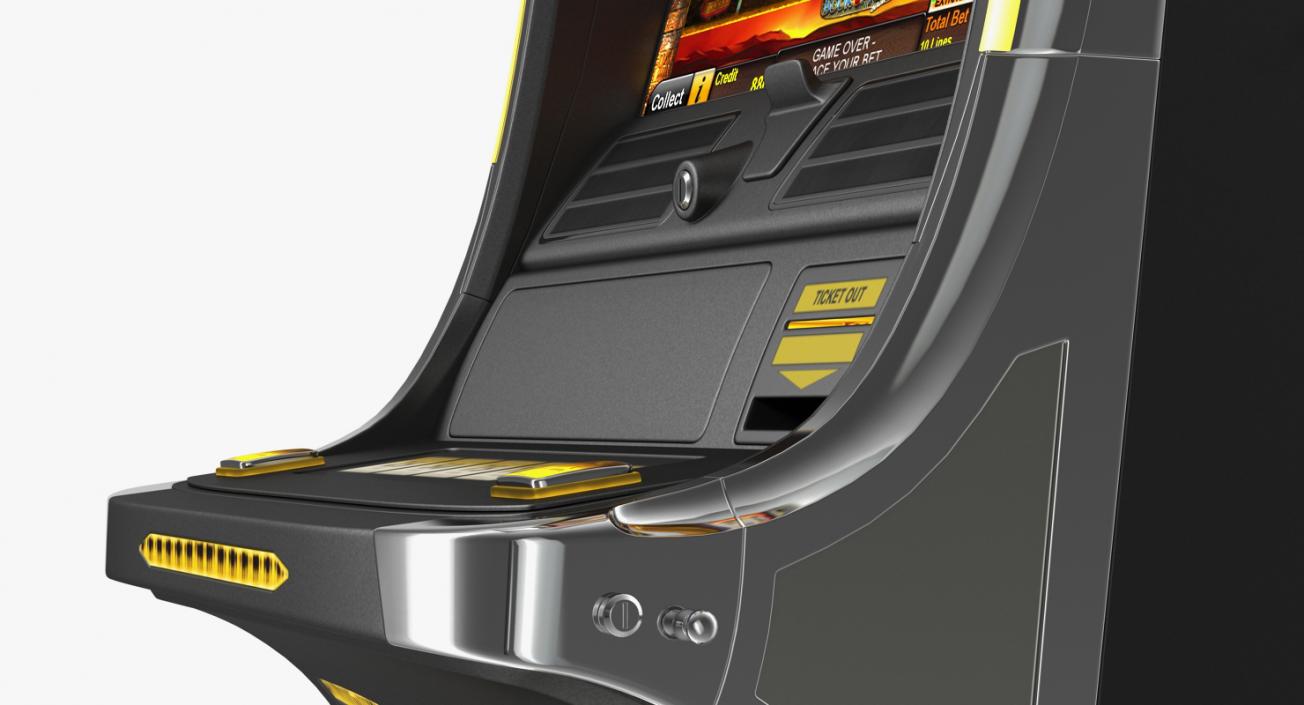 Casino Slot Machine Gold 3D model