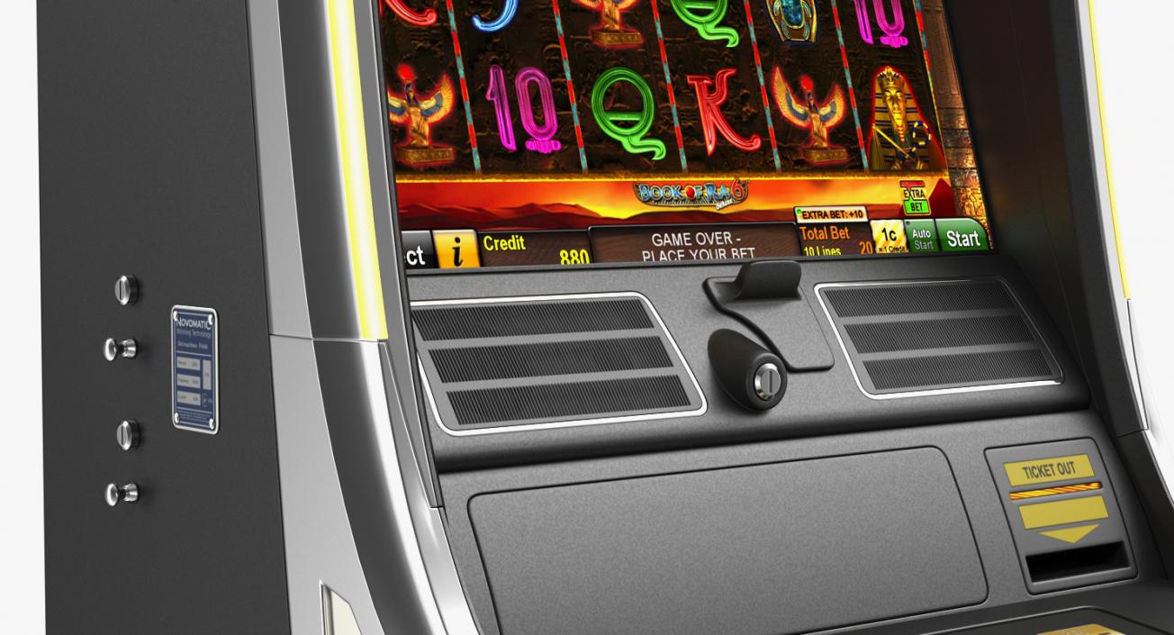 Casino Slot Machine Gold 3D model