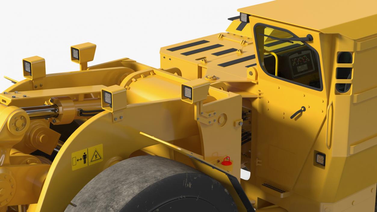 Mining Loader Cat R1600H 3D model