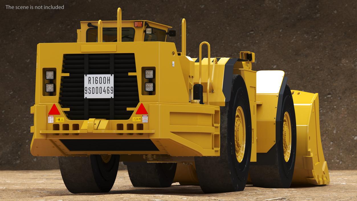 Mining Loader Cat R1600H 3D model