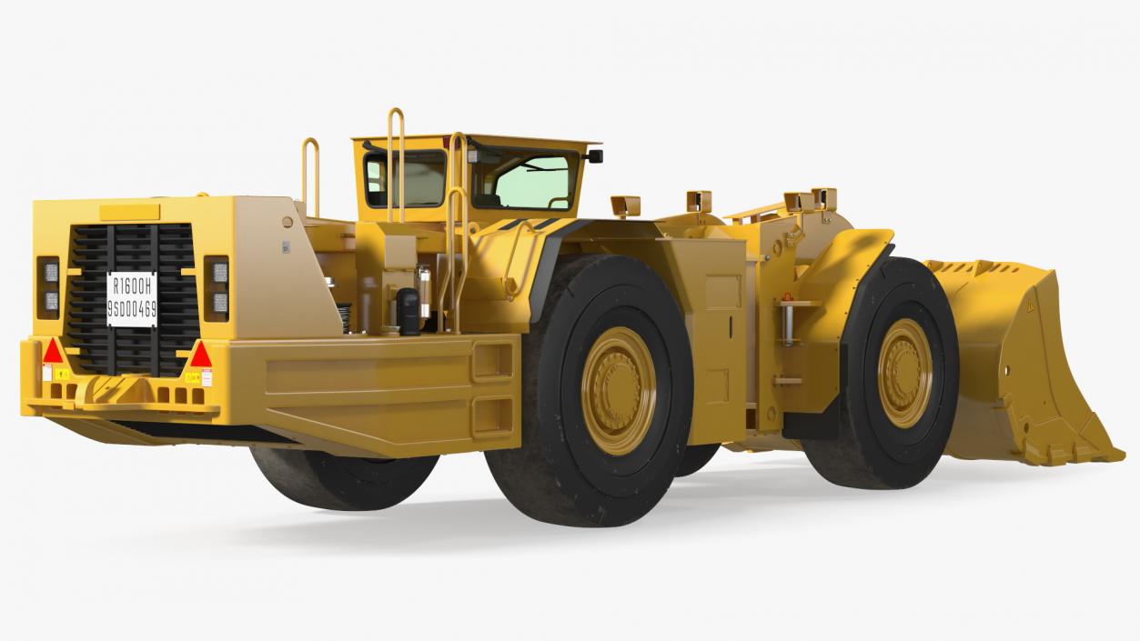 Mining Loader Cat R1600H 3D model