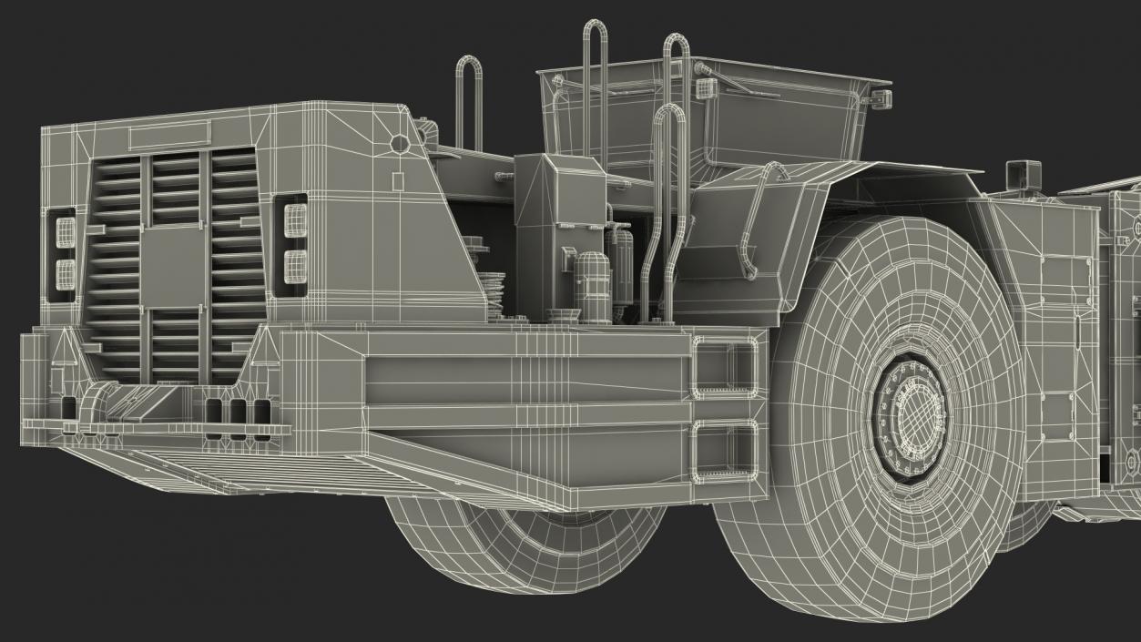 Mining Loader Cat R1600H 3D model