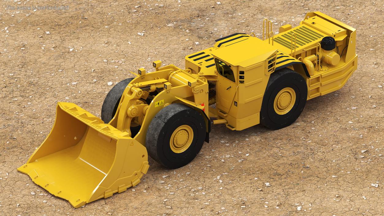 Mining Loader Cat R1600H 3D model