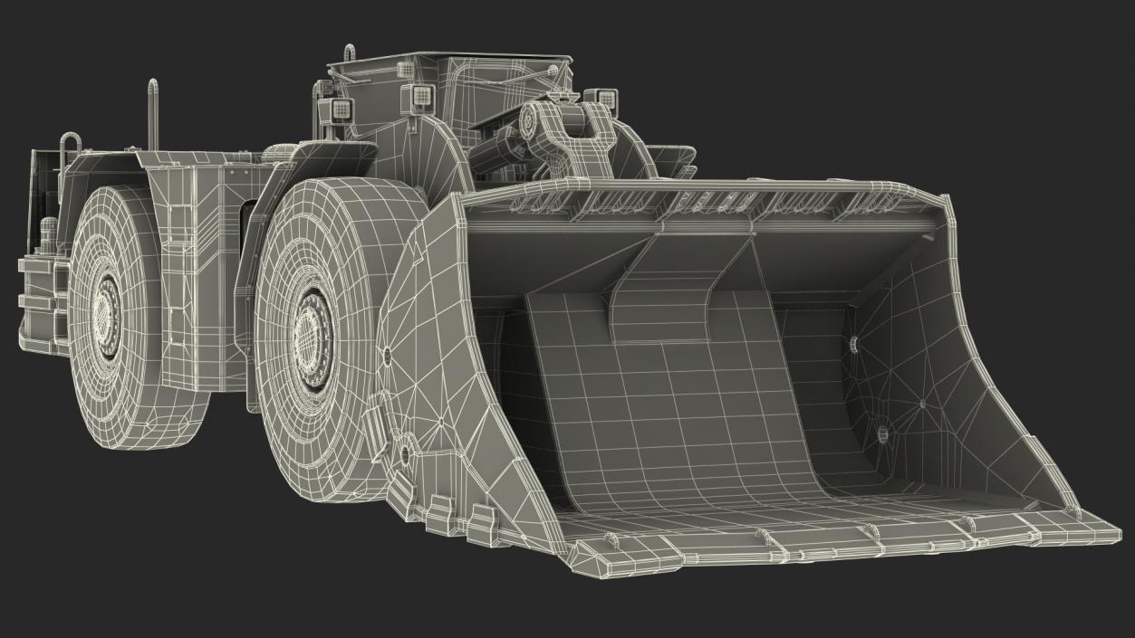 Mining Loader Cat R1600H 3D model