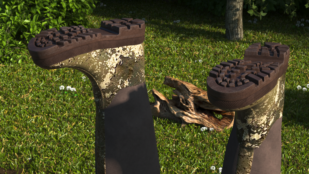 Rubber Boots for Duck Hunting 3D model