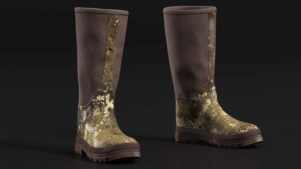 Rubber Boots for Duck Hunting 3D model