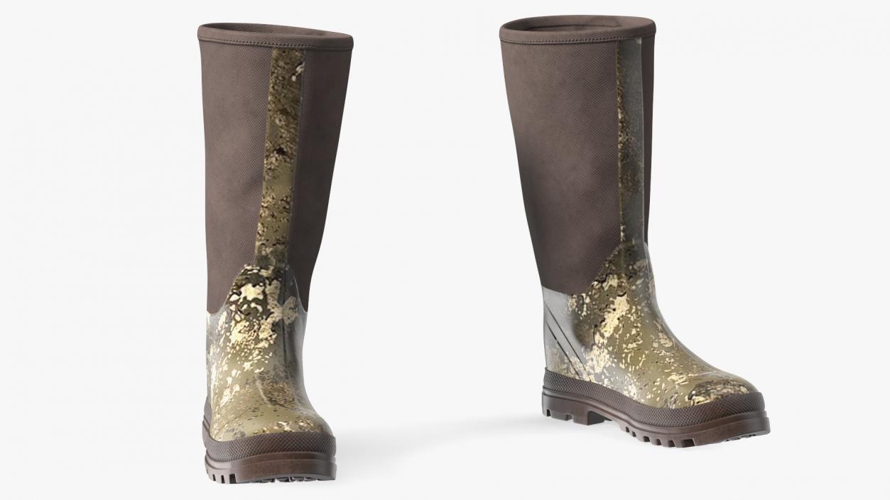 Rubber Boots for Duck Hunting 3D model