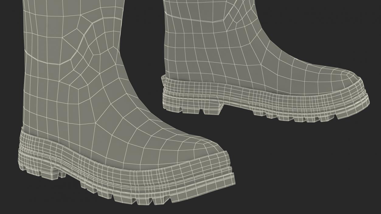 Rubber Boots for Duck Hunting 3D model