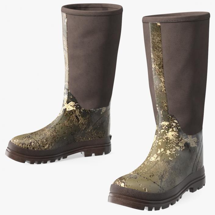 Rubber Boots for Duck Hunting 3D model