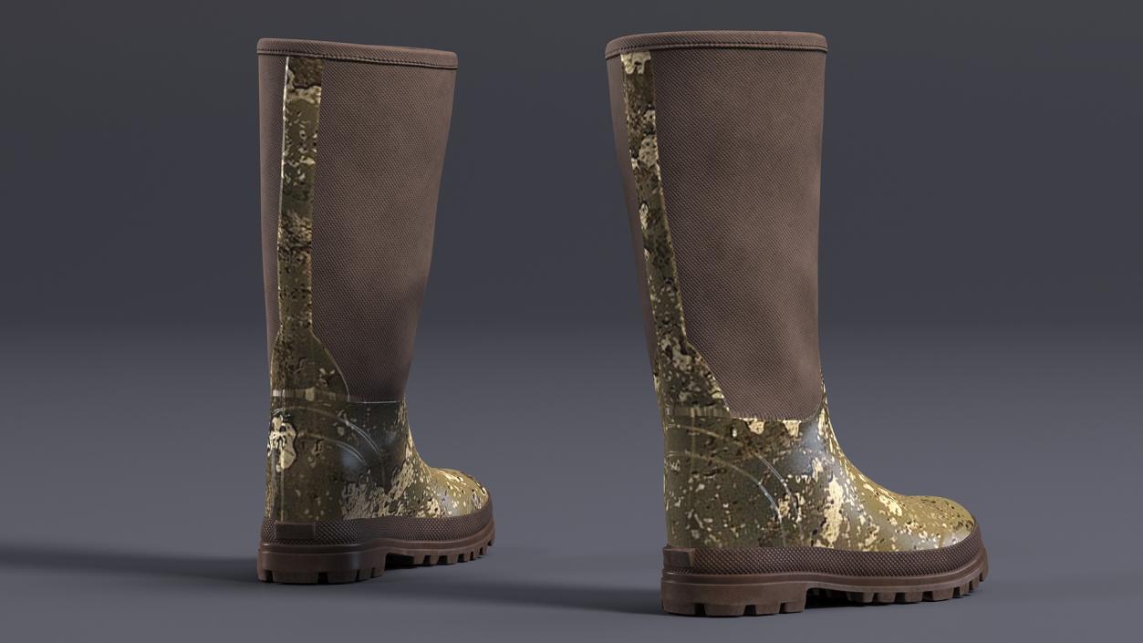 Rubber Boots for Duck Hunting 3D model