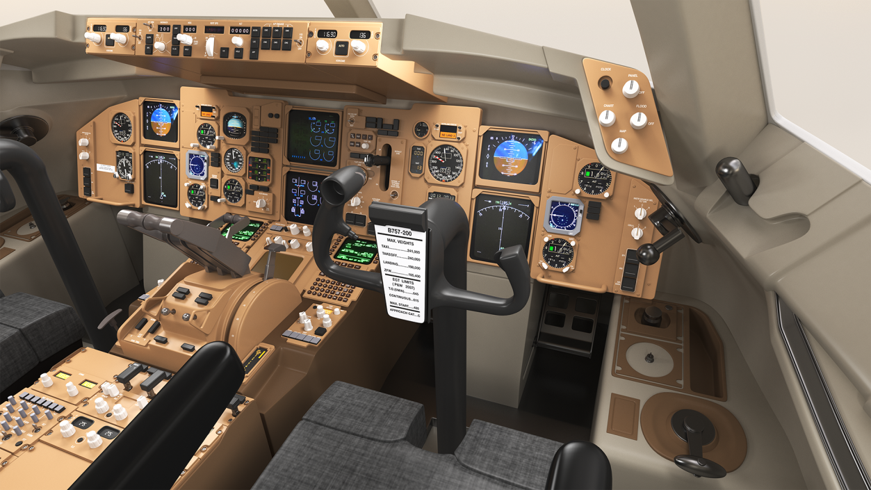 B757 Captain Yoke 3D