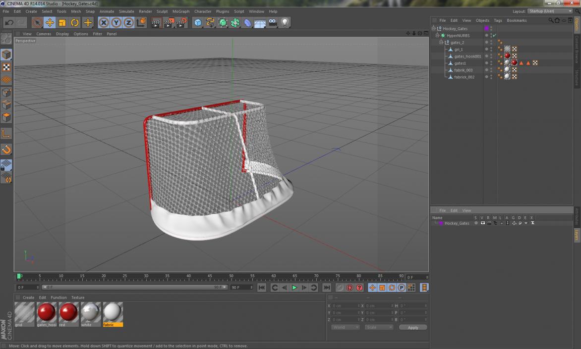 3D model Hockey Net