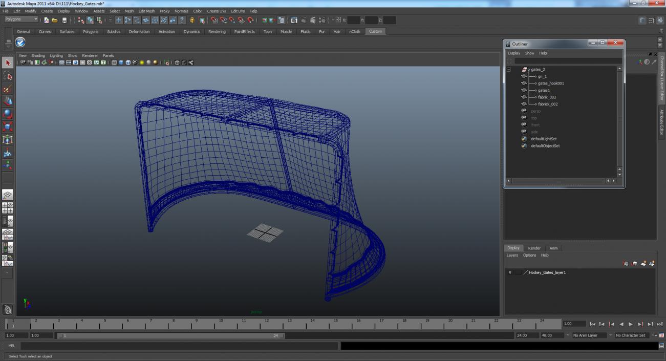 3D model Hockey Net