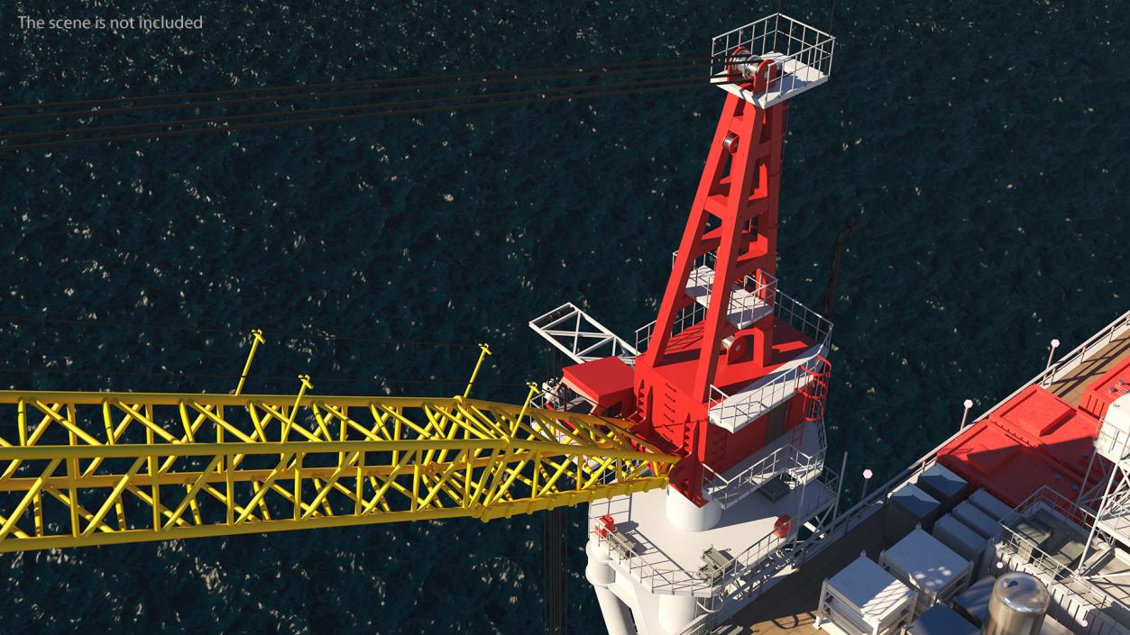 Shell Perdido Oil Platform Rigged for Modo 3D