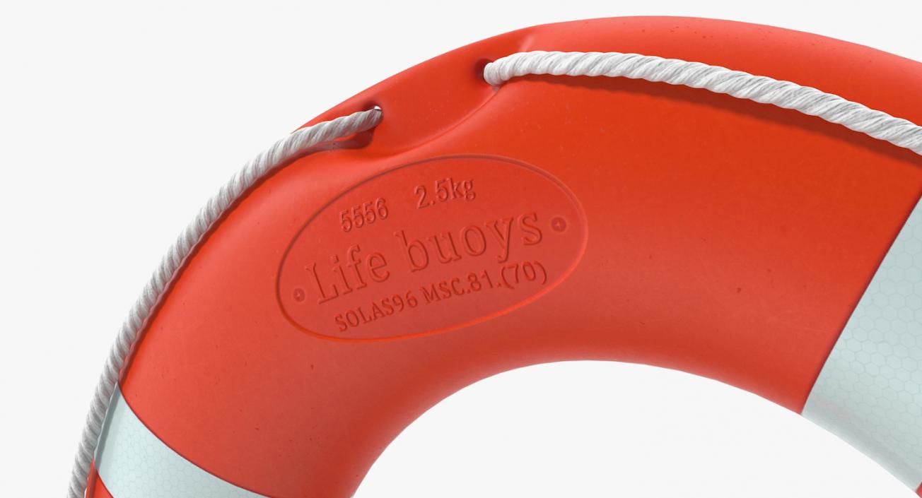 Round Life Saving Buoy 3D