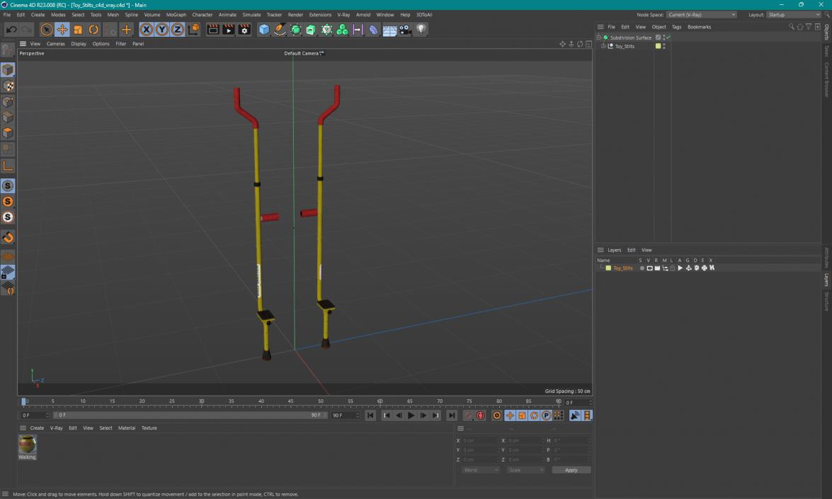 3D model Toy Stilts