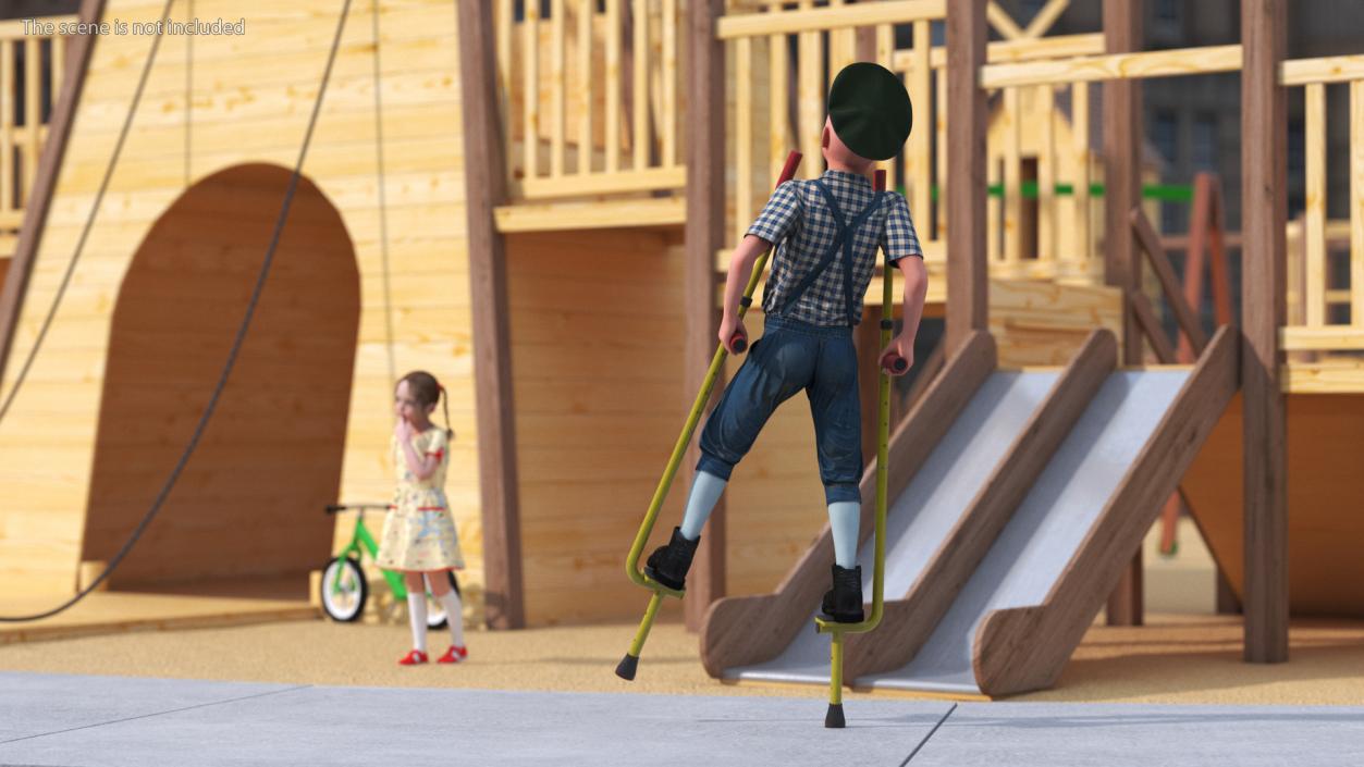 3D model Toy Stilts