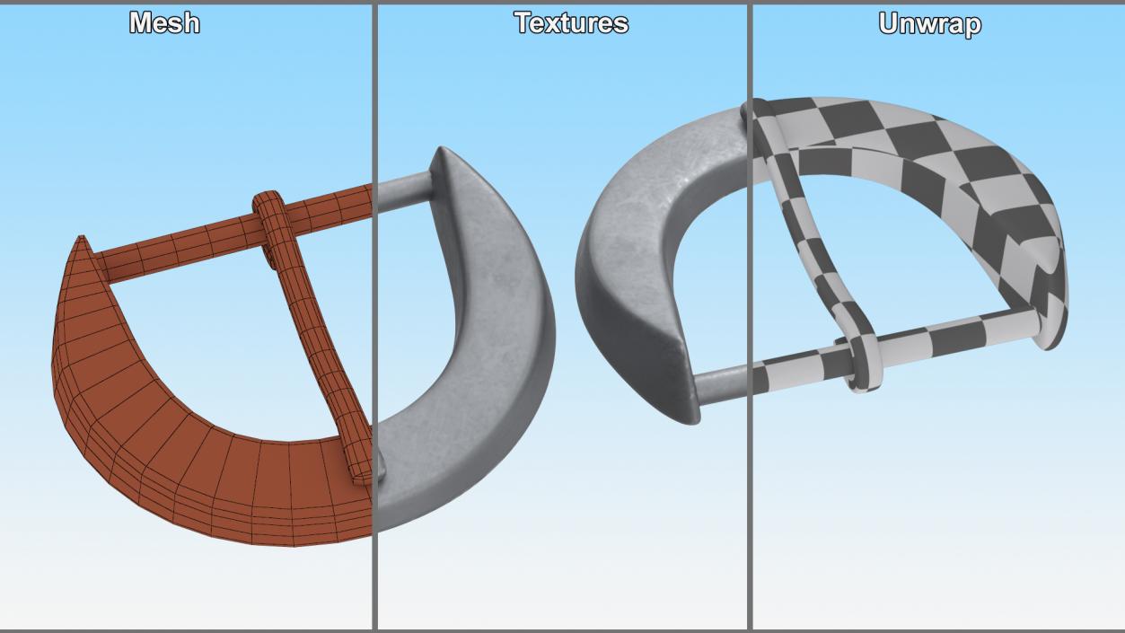 3D Crescent Belt model