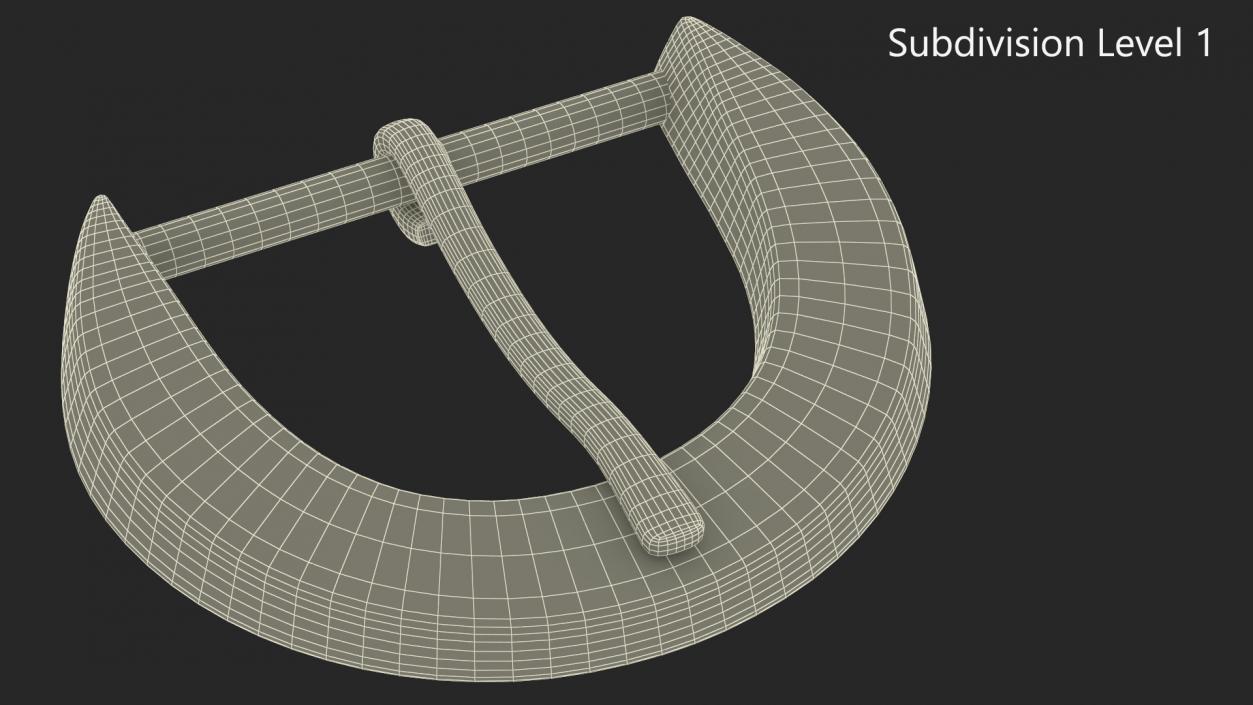 3D Crescent Belt model