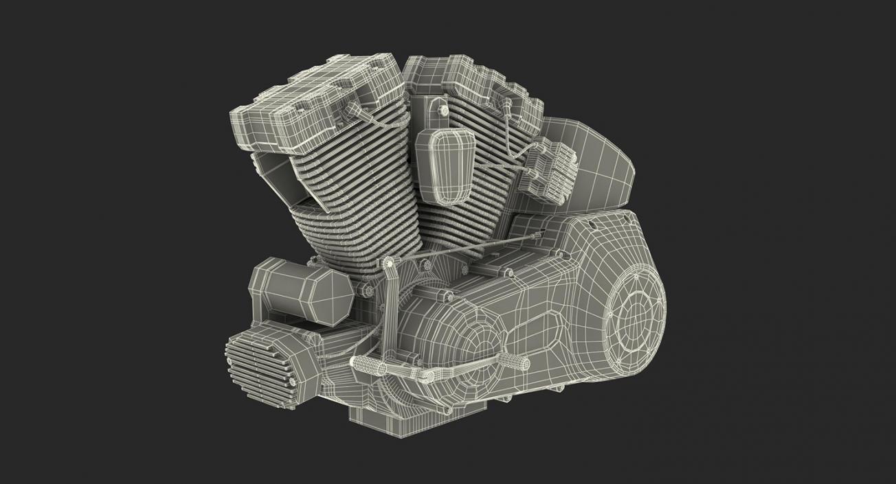 3D Motorcycle Engines Collection 3