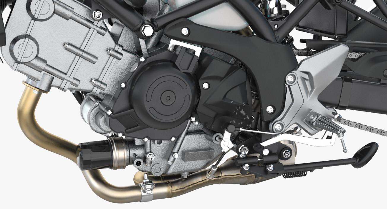 3D Motorcycle Engines Collection 3