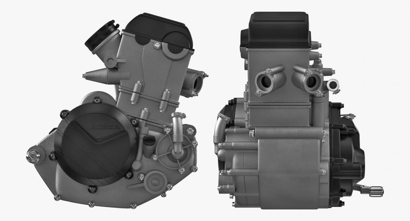 3D Motorcycle Engines Collection 3