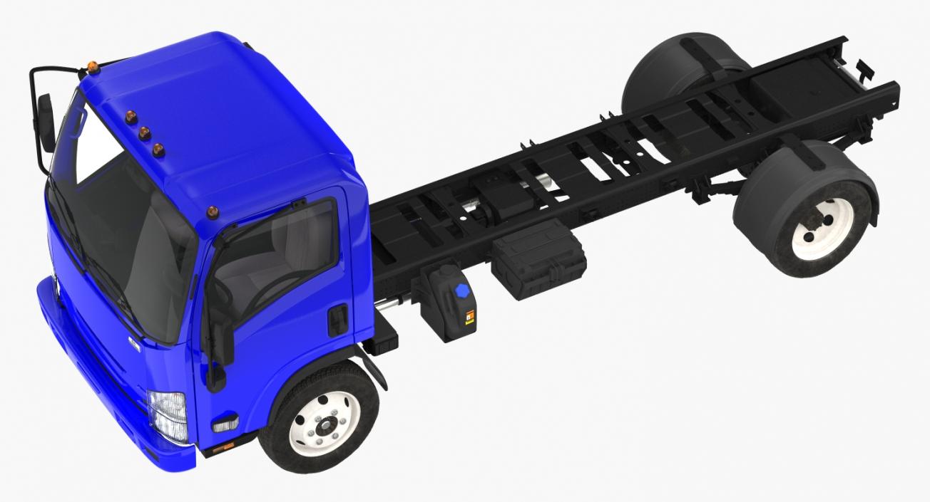 3D Commercial Truck Generic Rigged