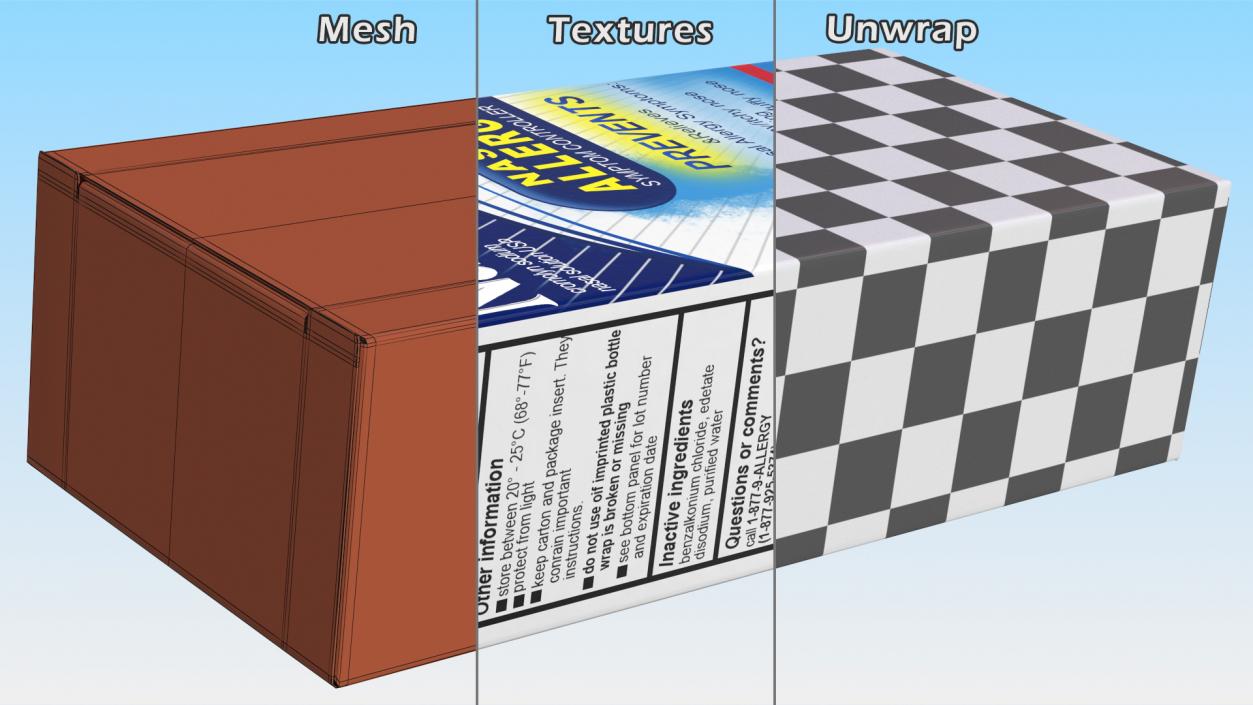 3D Allergy Symptom Controllers Collection model