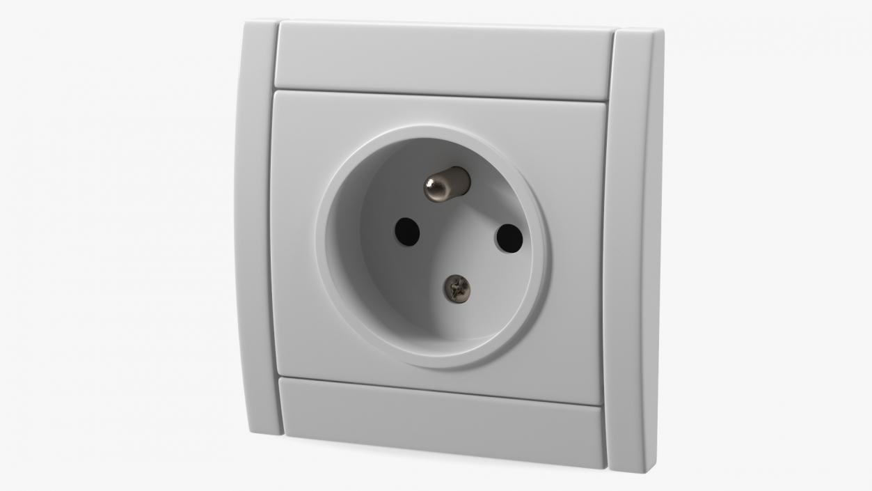 3D European Power Socket